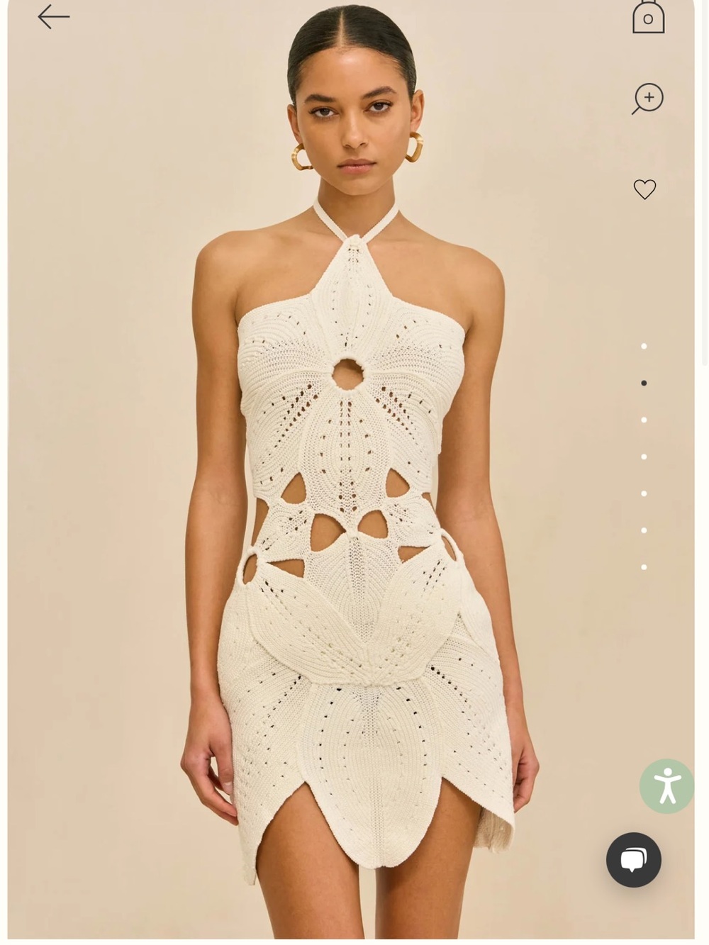 NWT! Cult Gaia Floreana Knit Dress Size M - Picture 3 of 13